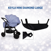 Багажник за детска количка с  универсален захват - Модел KEYLA MINI DIAMONT  LARGE