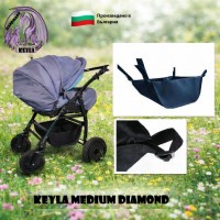 Багажник за детска количка с  универсален захват - Модел KEYLA MEDIUM DIAMONT 